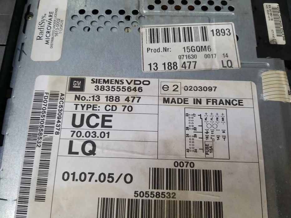 Radio cd navigatie opel vectra c 13188477 383555646