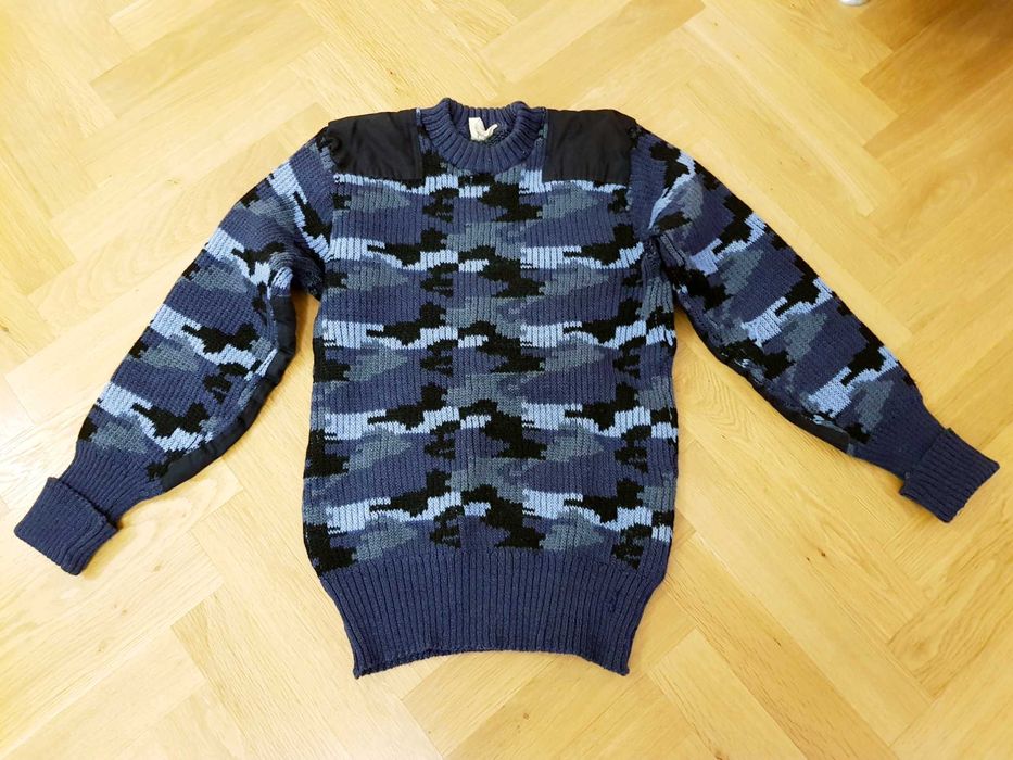 Pulover camuflaj UK lână călduros militar army bluza hanorac