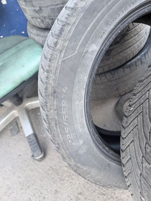 Продавам комплект 4 броя гуми 225/55 R16.