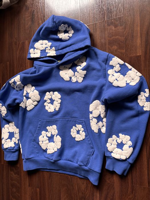 Denim Tears Royale Blue Hoodie/горнище