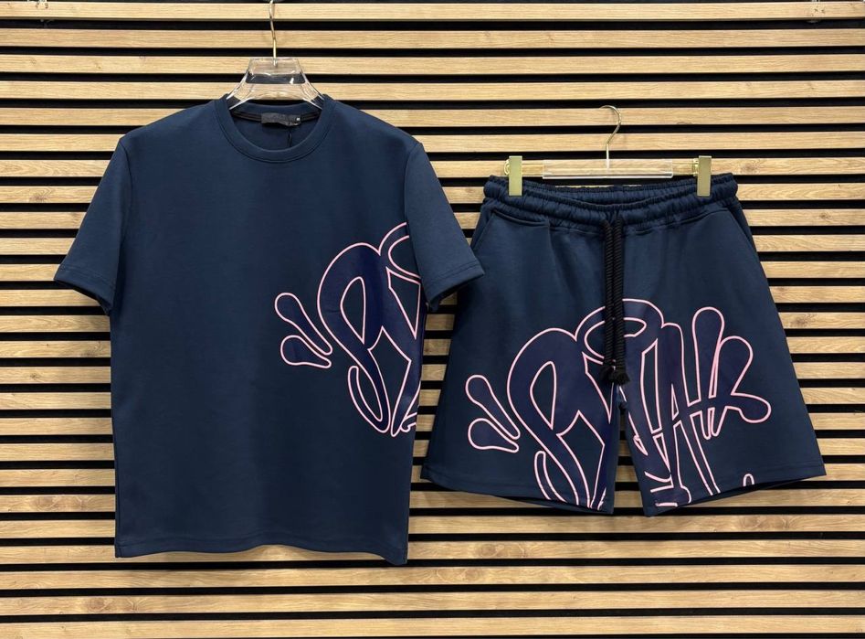 Nike / Syna World / Essentials HELLSTAR / Corteiz Летни Къси Екипи Тениска И къси панталони комплект Памук  /