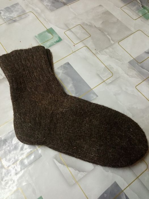 Носки из овечьей шерсти.