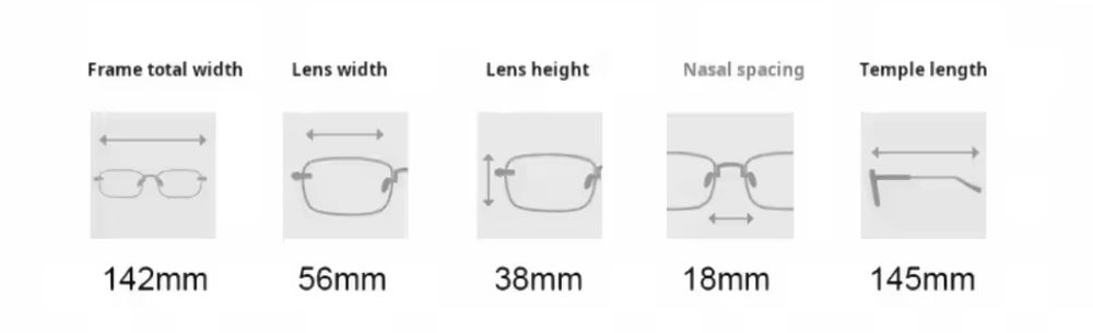 Мъжки диоптрични очила - глазанти