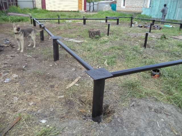 Забивные железные сваи