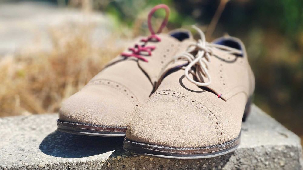 Pantofi Tommy Hilfiger Brogue din Piele Întoarsă Naturală Mărimea 42