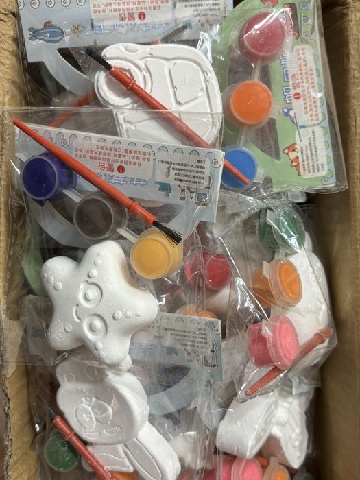 Гипсовые фигурки из гипса для детей -раскраски