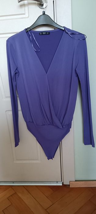 Елегантно боди лила 38