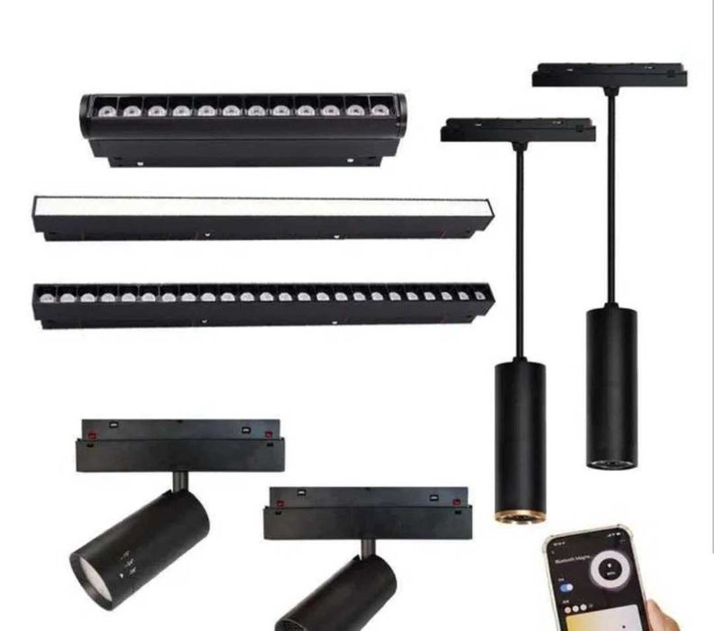 Trek LED yoritish | Alyuminiy svetilnik | Tenevoy profil