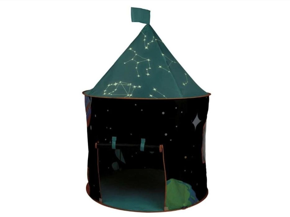 Детска палатка за игра с флуорисцентни елементи