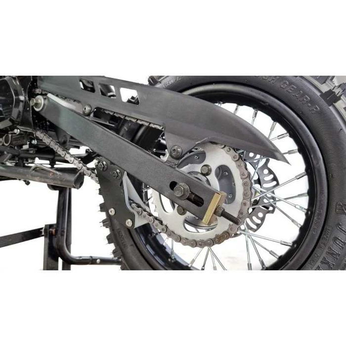 Motocicleta Cross/Enduro copii 4T XTR 607, 125cc, roti 17/14, pornire electromotor, culoare negru/lime