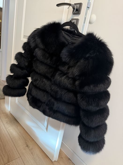 Blana naturala de vulpe marimea M NOUA