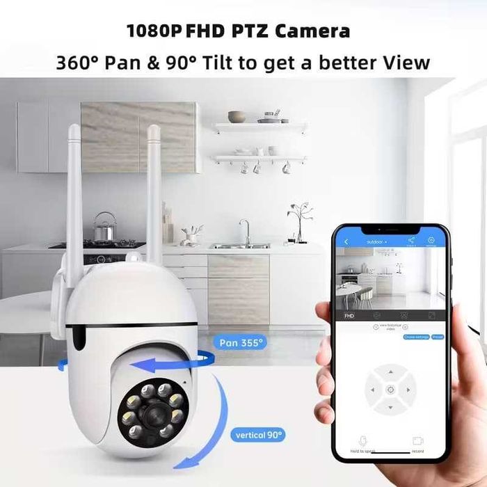 Camere de supraveghere WiFi Wireless - Smart Camera, 32G Card Inclus