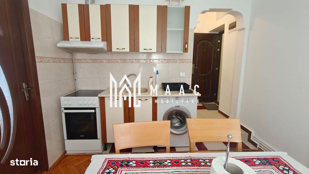 Garsonieră de închiriat | Sibiu | Piața Cluj | la casă | 34 mp
