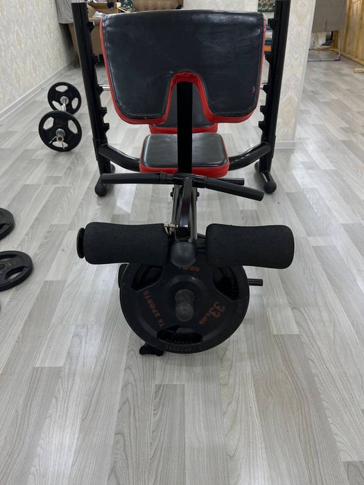 универсальный комплект скмьи для жима штанги