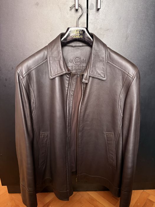 Мъжко яке от естествена кожа Cerruti