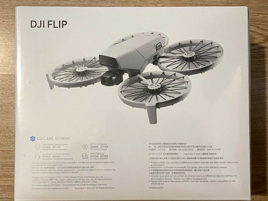 DJI Flip drona 4K 249g SIGILATA +Remote RC-N3 ca NOU GARANTIE pret FIX