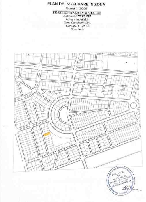 Teren 500 mp – Zona Veterani, Constanța – Ideal pentru construcție