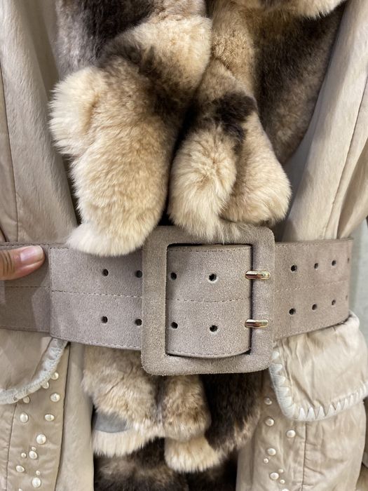 Пальто Италия тренч шиншилла