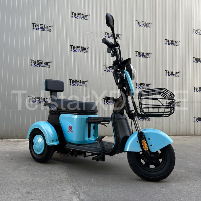 Електрическа триколка 2+1 750.2 NEW ТИП VESPA STYLE 2025