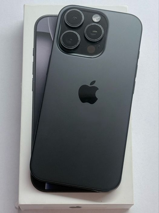 iPhone 16 Pro Black 100% battery