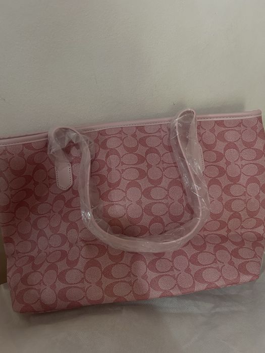 Geanta coach femei roz