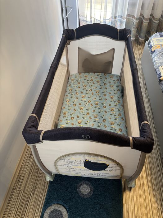 Бебшка кошара сгъваема chipolino+матрак 60/120см