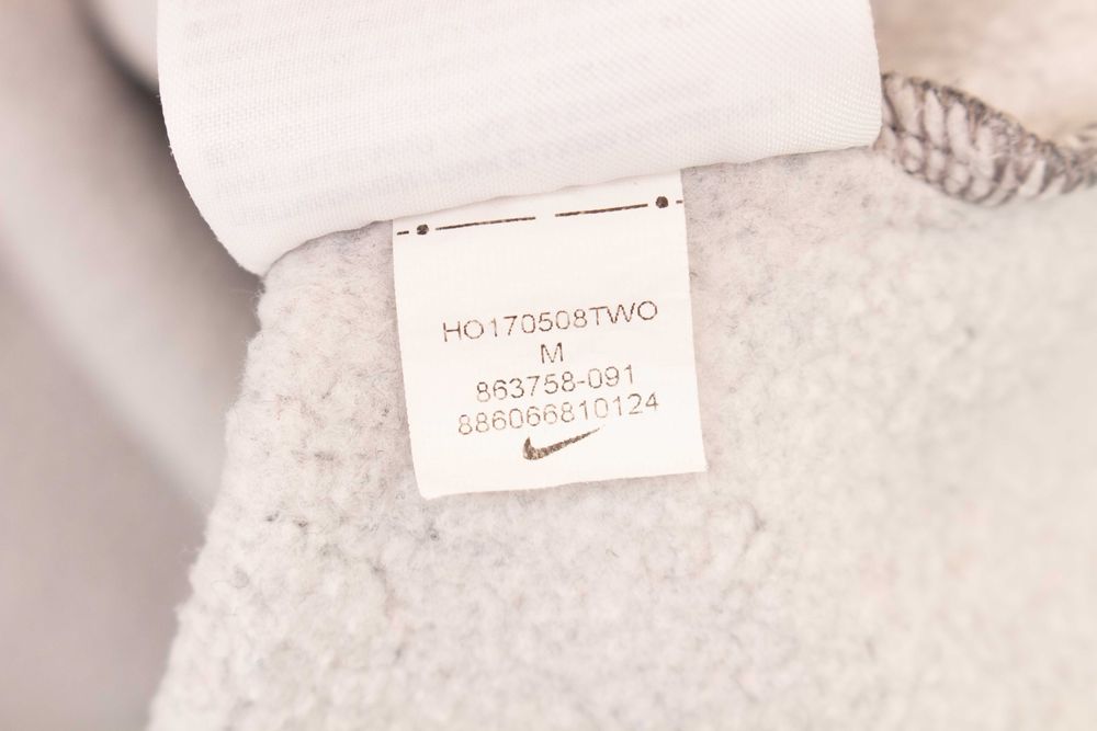 Nike Air оригинален мъжки суичър сиво худи с качулка голямо лого М