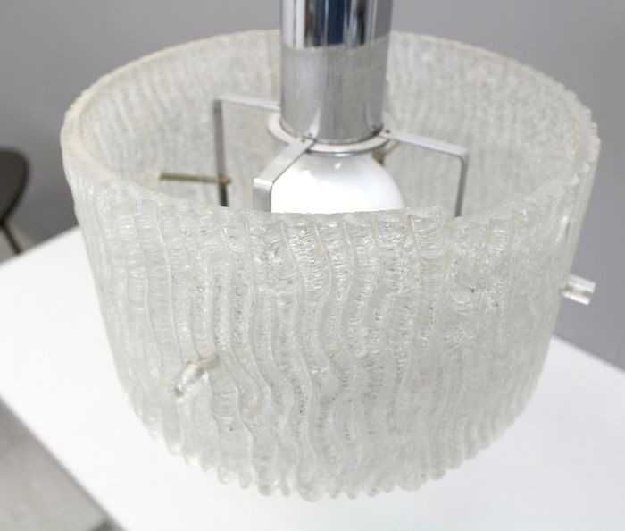 Lustra pandant sticla Murano, Art Deco, MCM, vintage