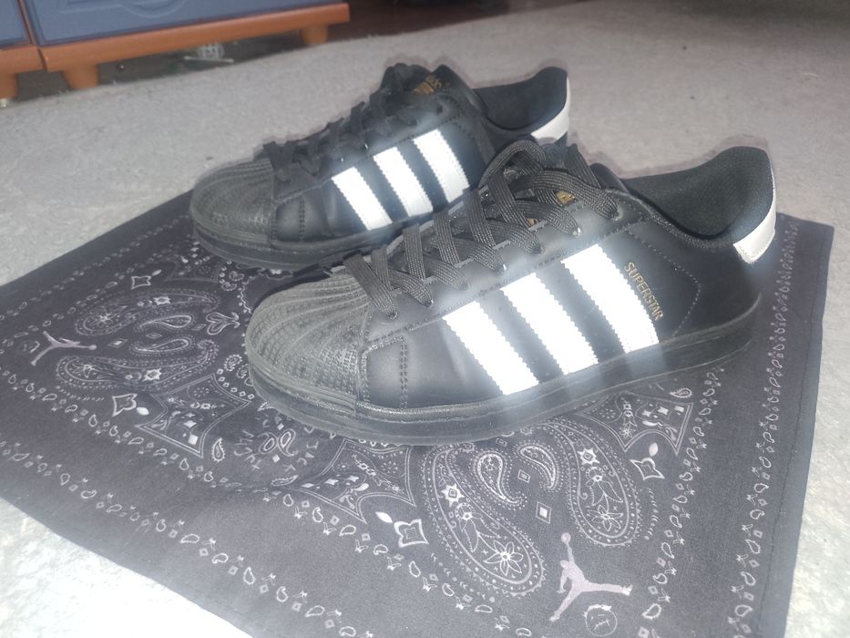 Adidas Superstar Black New