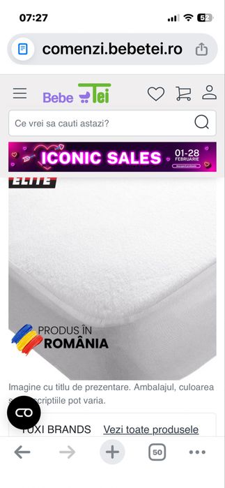 Husa impermeabila saltea 160x200