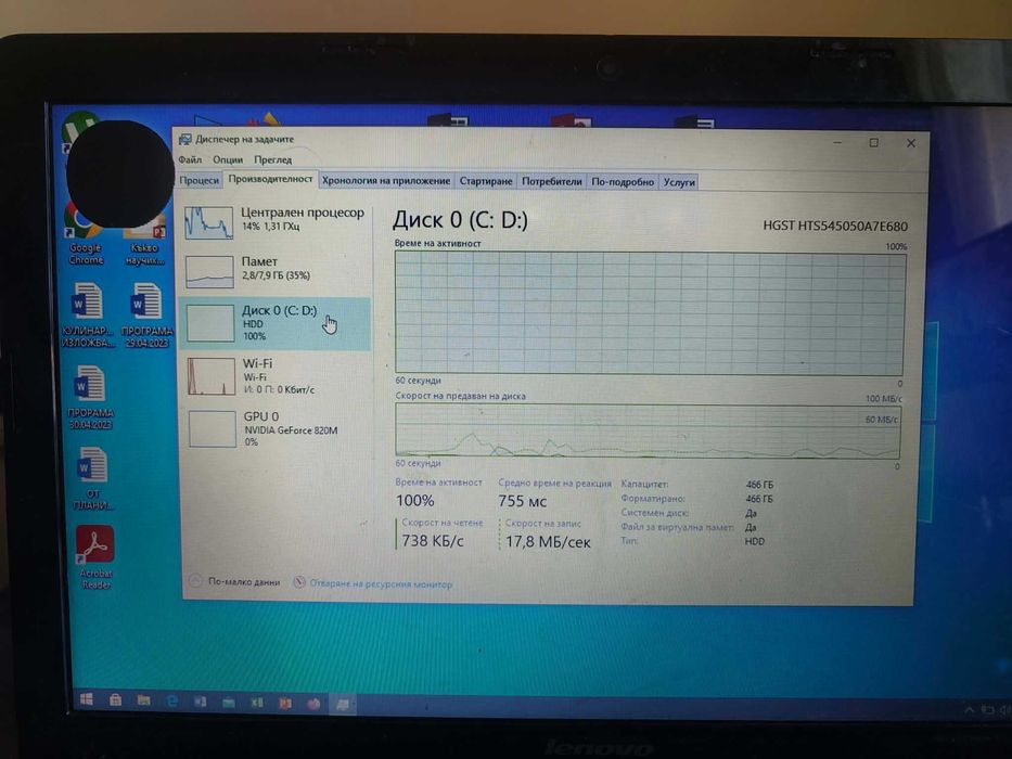Лаптоп Lenovo G50-30
