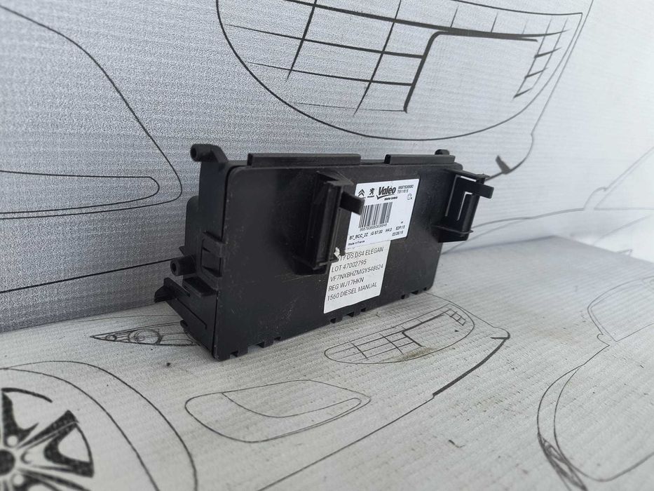 Modul Climatizare / Calculator Climă Valeo Citroen DS4 2017 / 2011-2018 Cod OEM 9687606680 (5G2)