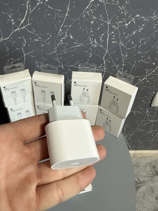 Cablu 2m + Incarcator apple 20w