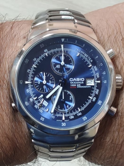 Casio Oceanus Chronograph Alarm WR100