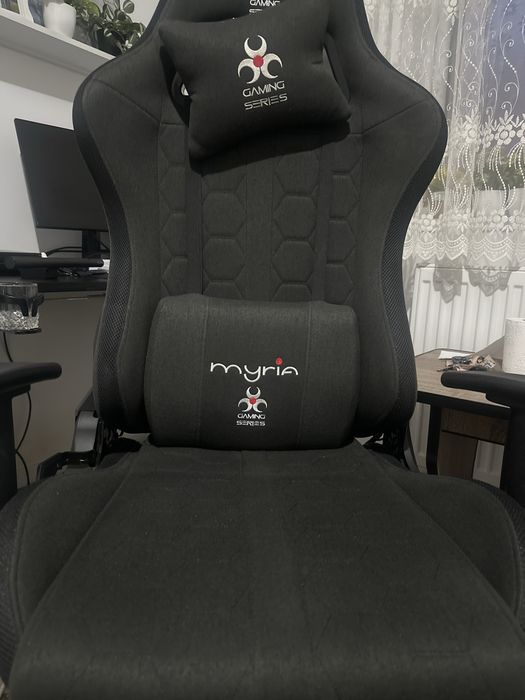 Vand Scaun Gaming MYRIA MG7420, RGB, gri inchis