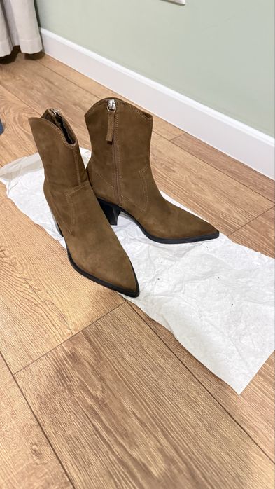 Казачки. Сапоги. Нубук