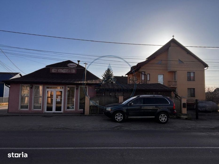 Casa 360 mp + Restaurant inchiriat, teren 1000 mp