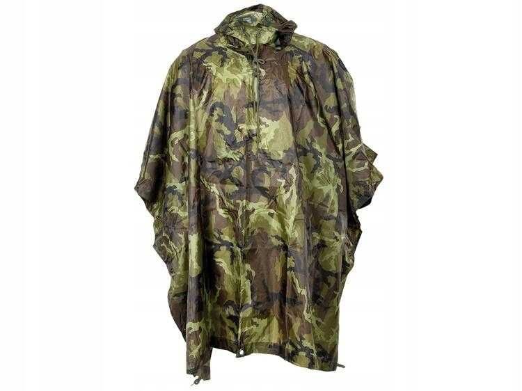 Pelerină MFH Militar US Poncho Woodland Vânătoare Pescuit Camping NOUA