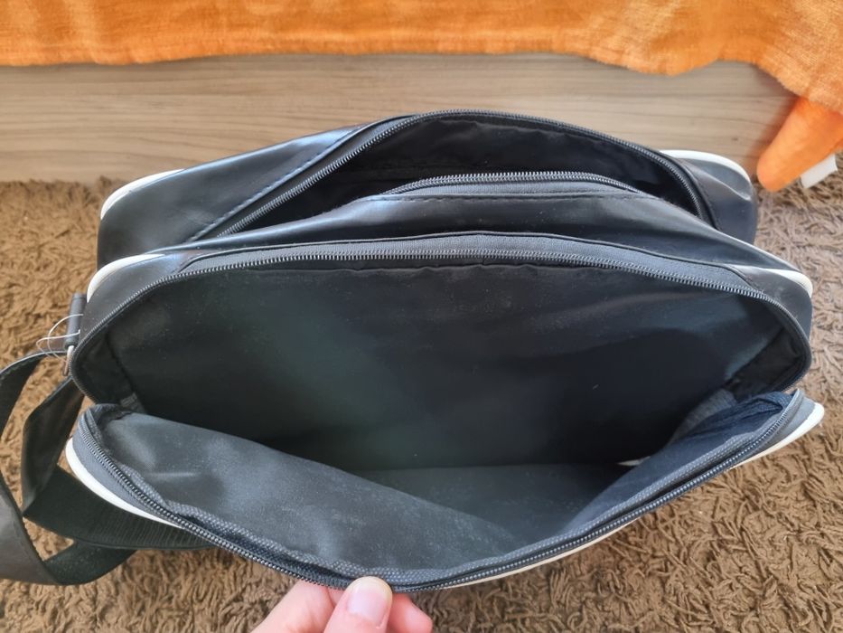 Geanta umar piele mare, neagra Noua