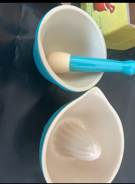 Le creuset set -ceainic mojar storcator citrice !