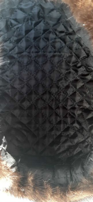 Шапка норковая, б/у, размер 56