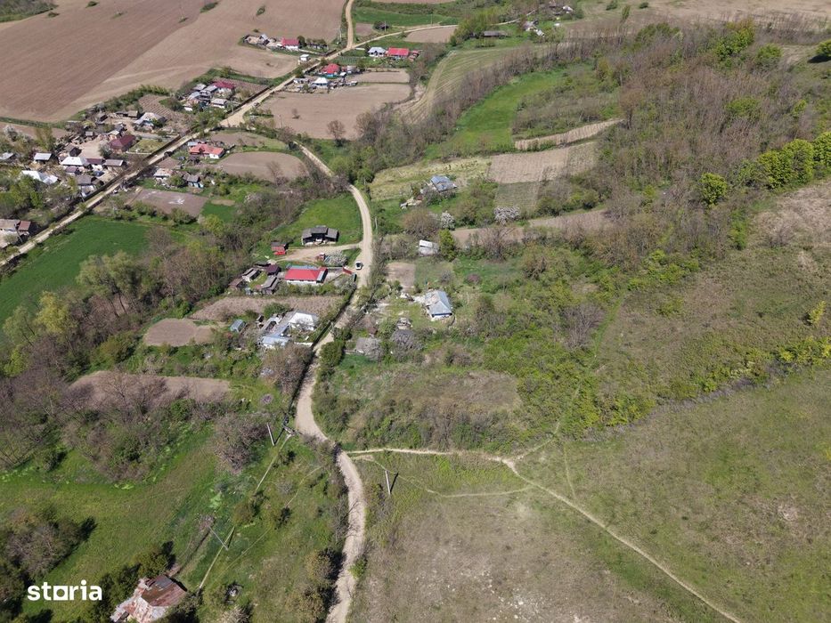Teren de vanzare + casa in Gorghesti, Bacau – 7.391 mp, zona linisti