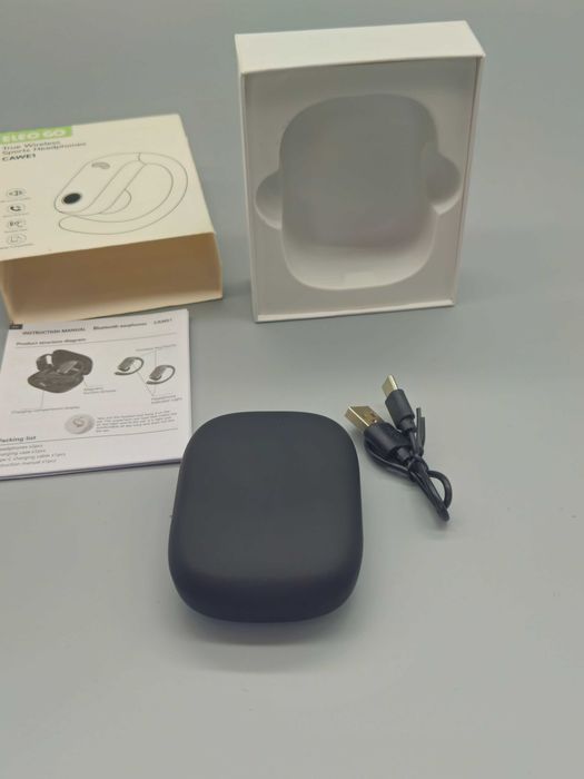 Безжични спортни Bluetooth слушалки с куки за ухо и LED дисплей, BT5.4
