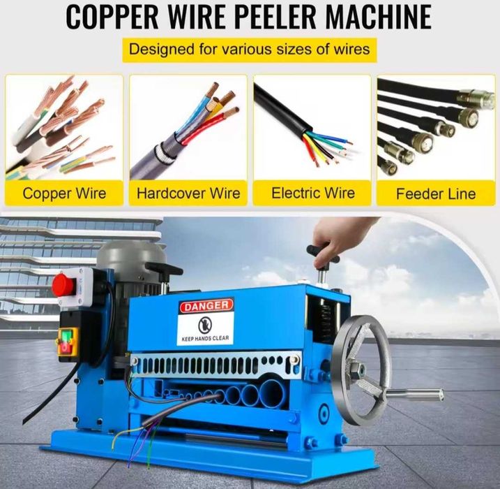 Aparat de curățat cabluri electrice, max38mm