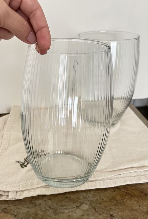 Стъклена Ваза кашпа