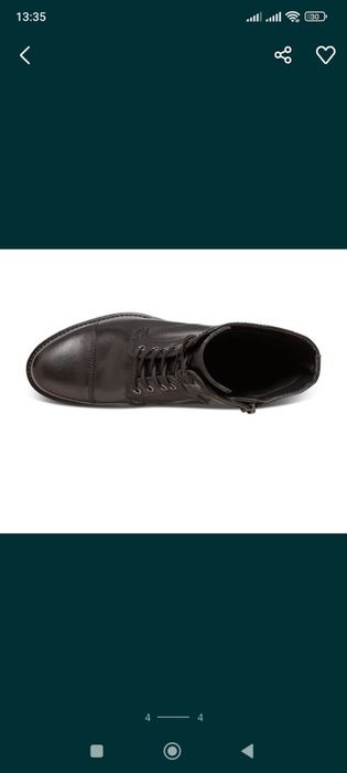 Ботинки женские Ecco 38 р демисезонные