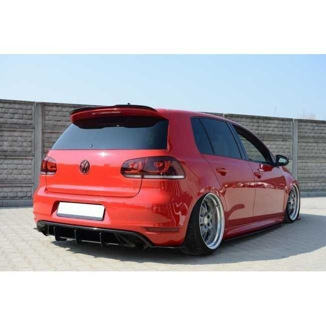 Eleron Prelungire Lip Haion Volkswagen VW Golf 6 VI 08-13 Negru Lucios