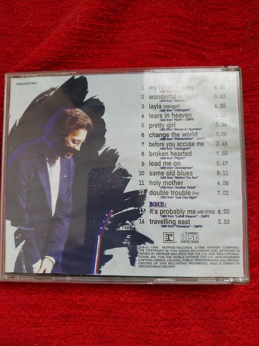 CD Eric Clapton Blues  ballads"98