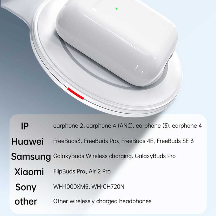 Yesido Безжична зарядна станция 5в1 (DS29) за iPhone, AirPods, Apple Watch