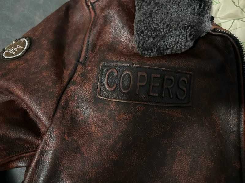 Geaca barbateasca din piele